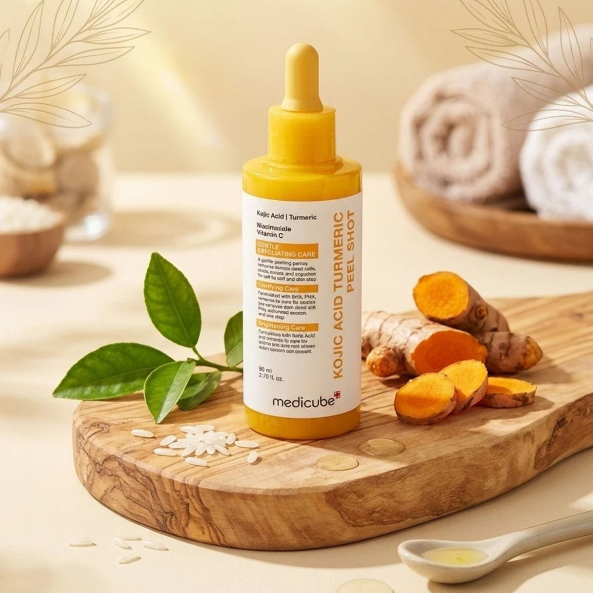 „Medicube“ kojic rūgšties ir ciberžolės odos šveitimo serumas – 80 ml