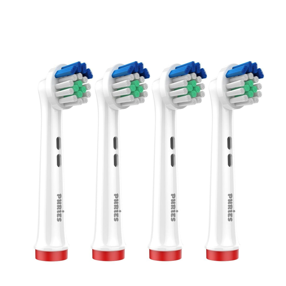Puries Boost Electric Toothbrush Heads for Oral-B - 4 Pieces