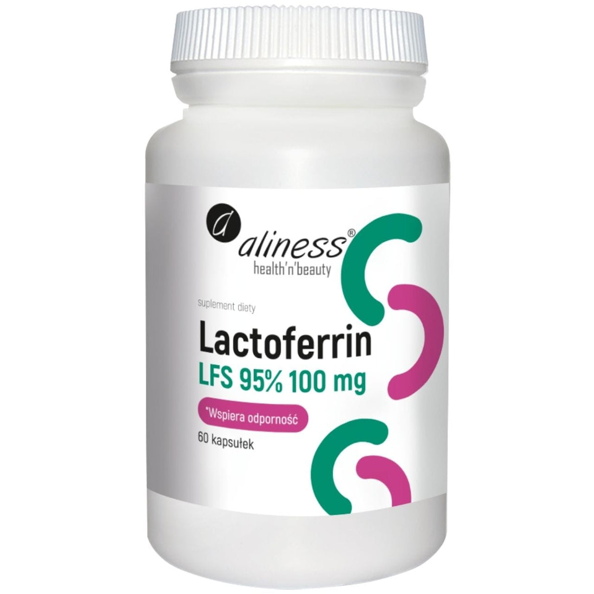Aliness Lactoferrin LFS 95% 100 mg - 60 Capsules