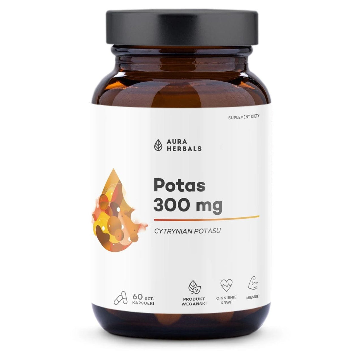 Aura Herbals Potassium 300 mg - 60 Capsules