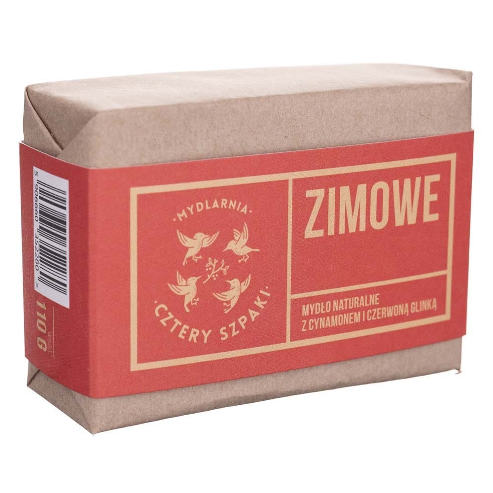 Cztery Szpaki Winter soap with spicy and biscuit aroma - 110 g