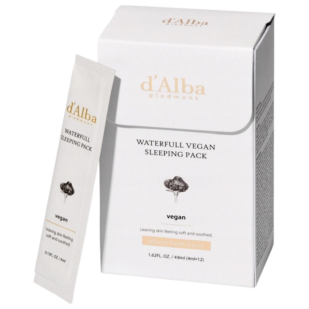 d'Alba Waterfull Vegan Night Mask with White Truffle - 12x4 ml