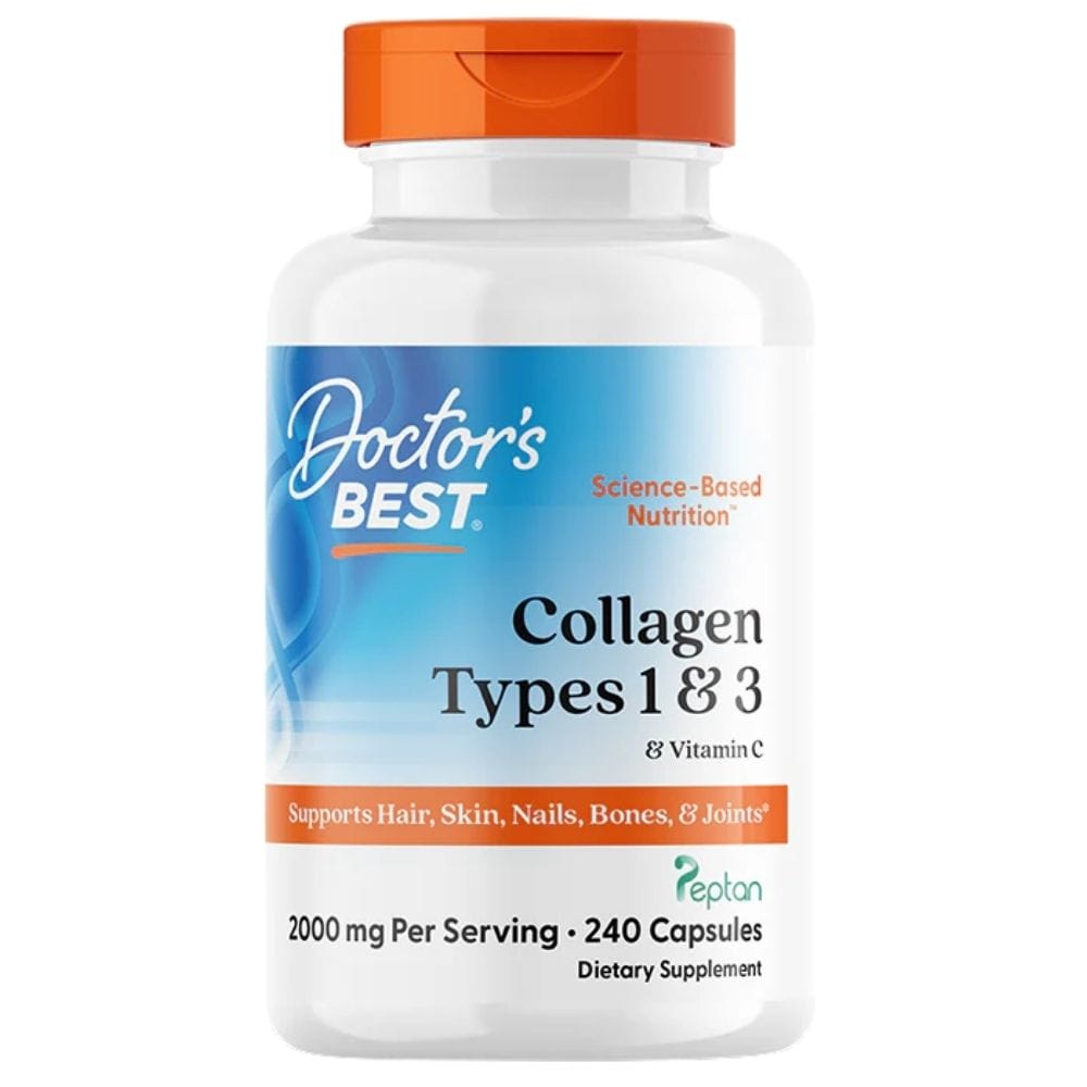 Doctor's Best Collagen Types 1 and 3 and Vitamin C - 240 Capsules