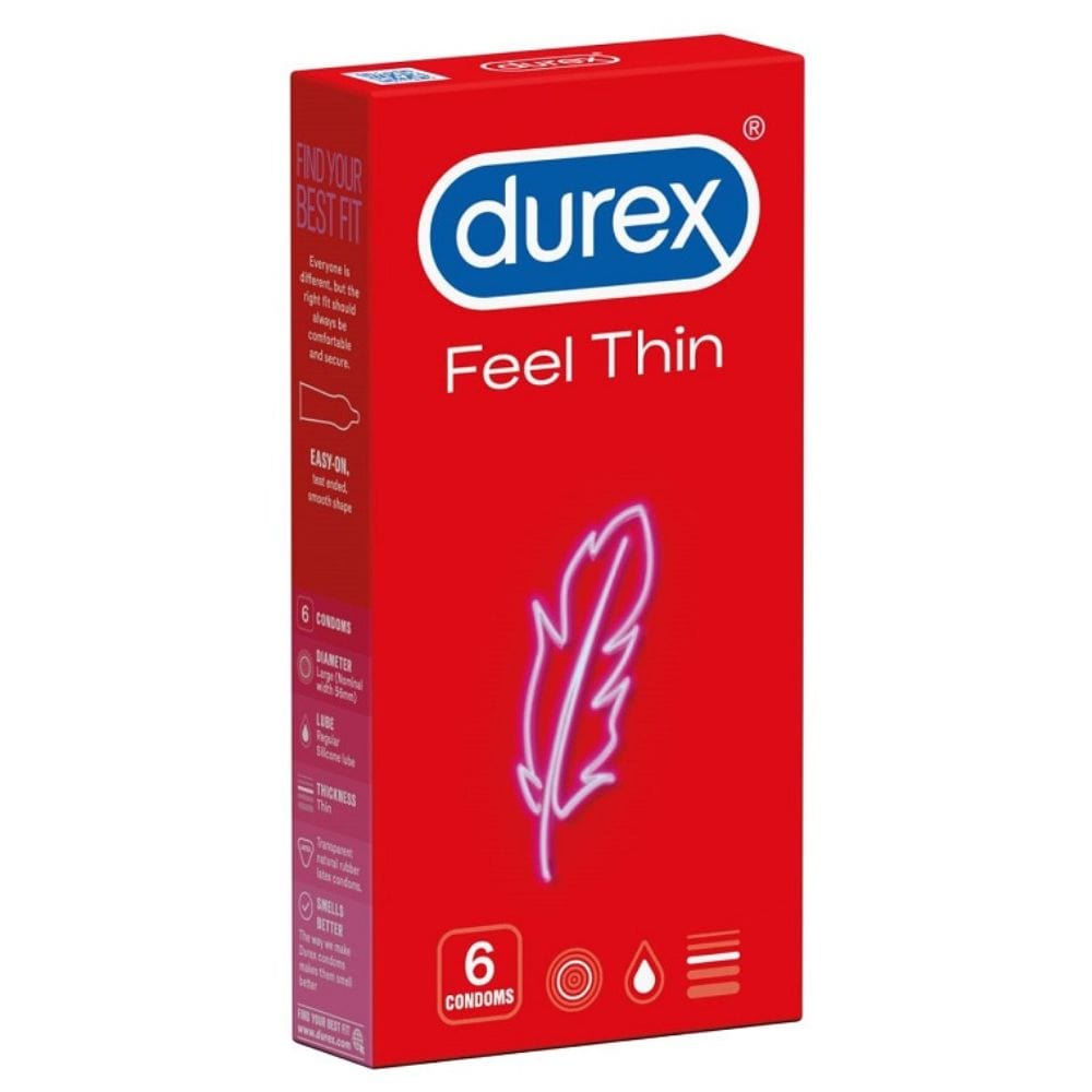 Durex Feel Ultra Thin Condoms - 6 Pieces