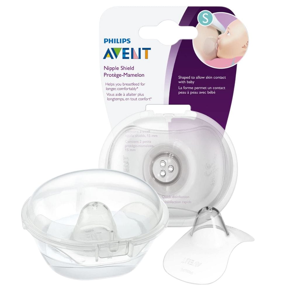 Philips Avent Silicone Nipple Shields, Small 15 mm - 2 Pieces