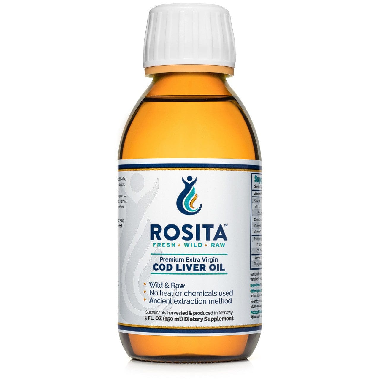 Rosita ypač tyras menkių kepenų aliejus (EVCLO) - 150 ml – Medpak