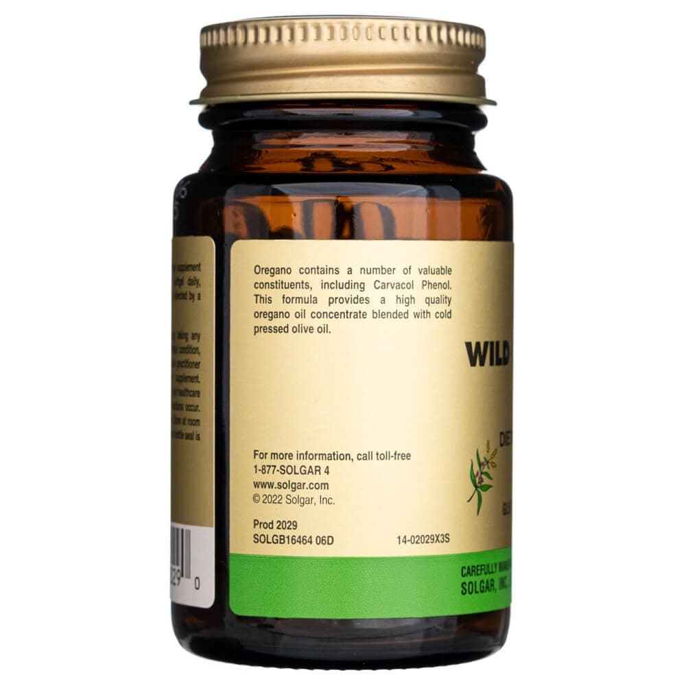 Solgar Wild Oregano Oil - 60 Softgels