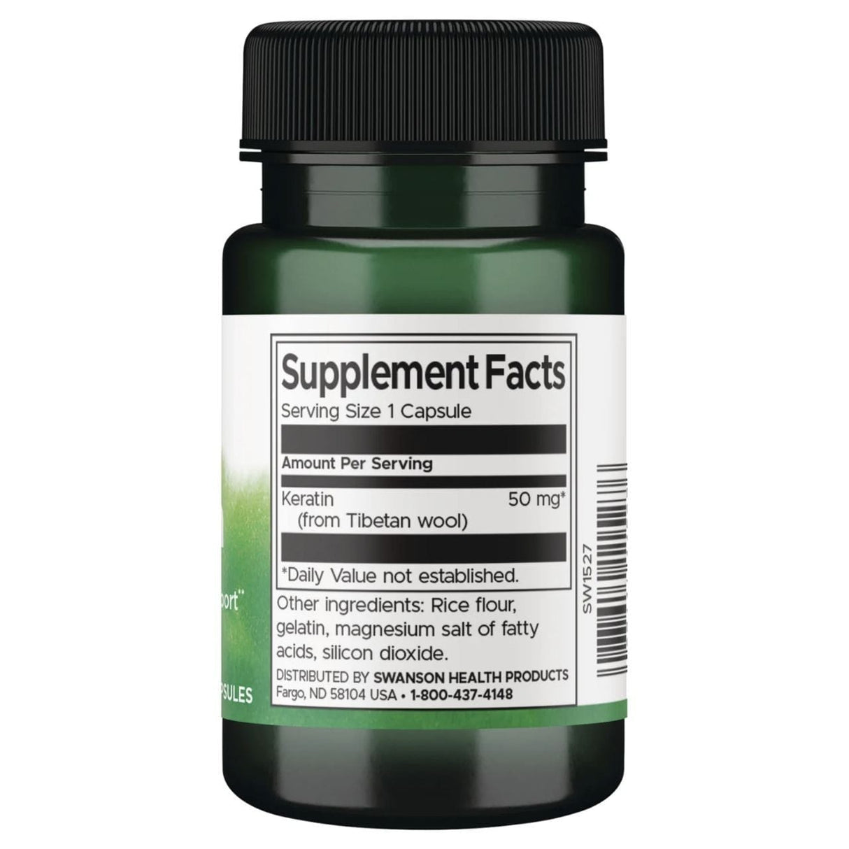 Swanson Keratin 50 mg - 60 Capsules