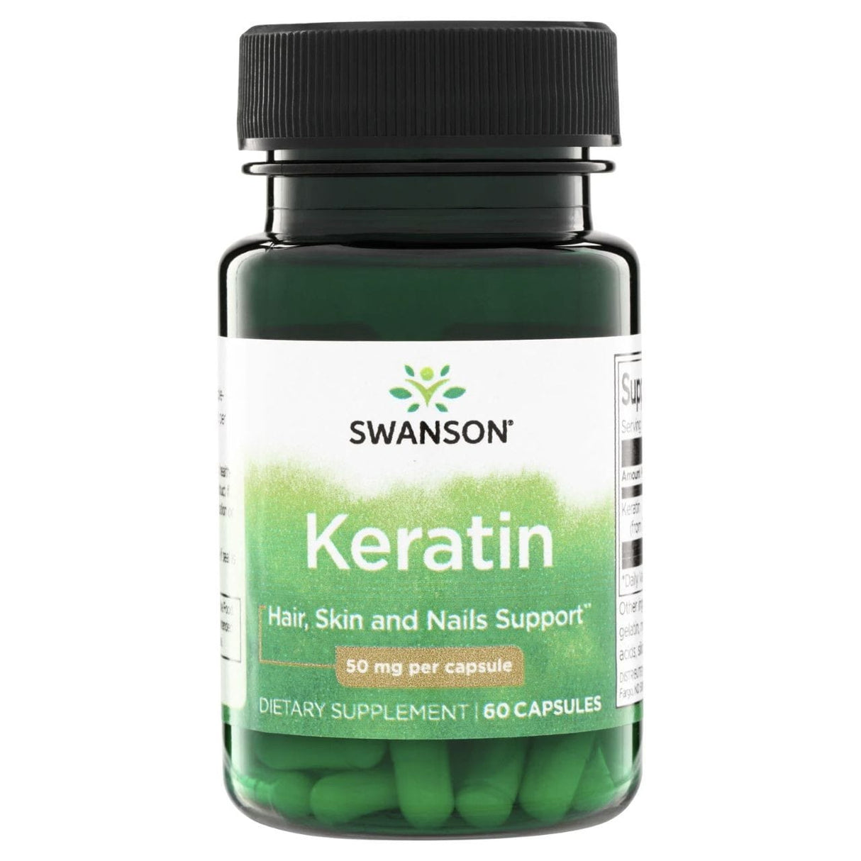 Swanson Keratin 50 mg - 60 Capsules