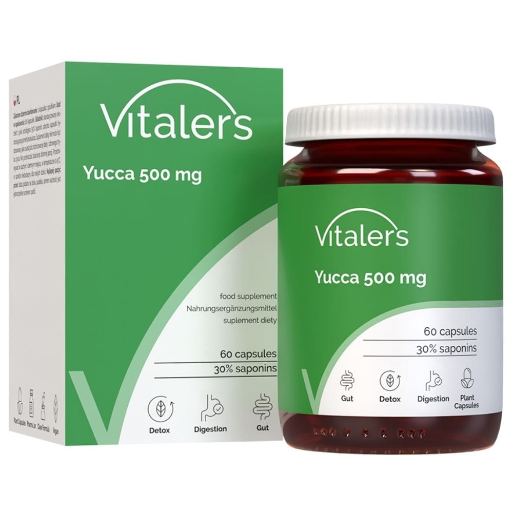 Vitaler's Yucca (Jukka Schidigera) 500 mg - 60 Capsules