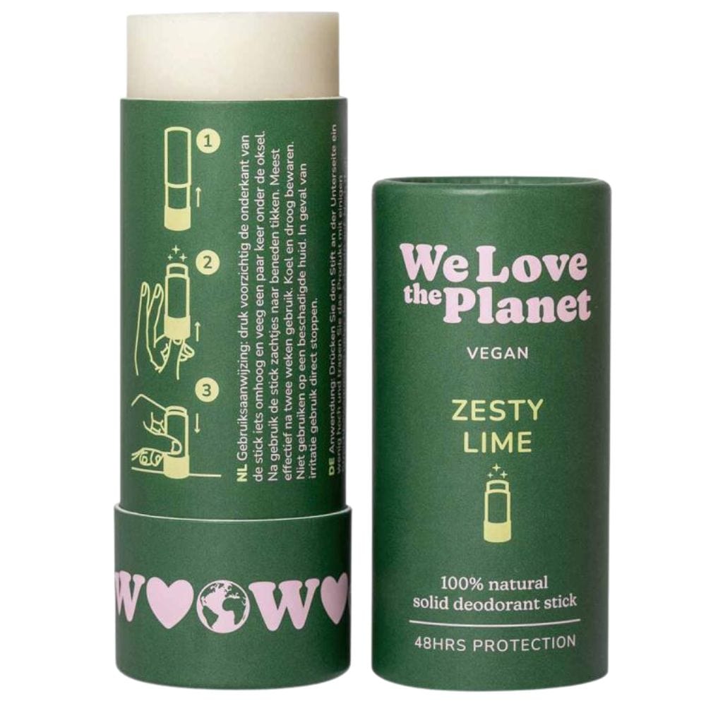 We Love The Planet Zesty Lime Deodorant Stick - 40 g