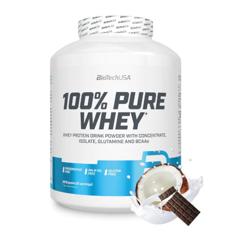 BioTech USA 100% Pure Whey, Coconut-Chocolate Flavoured - 2270 g
