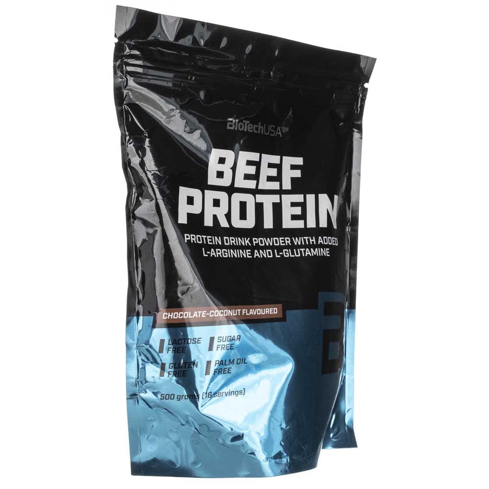 BioTech USA Beef Protein, Chocolate-Coconut Flavoured - 500 g