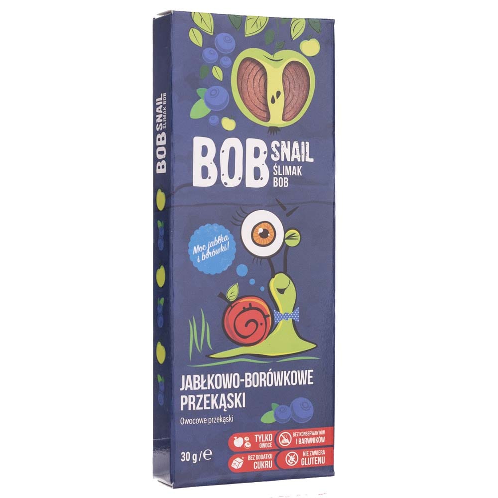 Bob Snail Apple & Blueberry Snack with No Added Sugar - 30 g