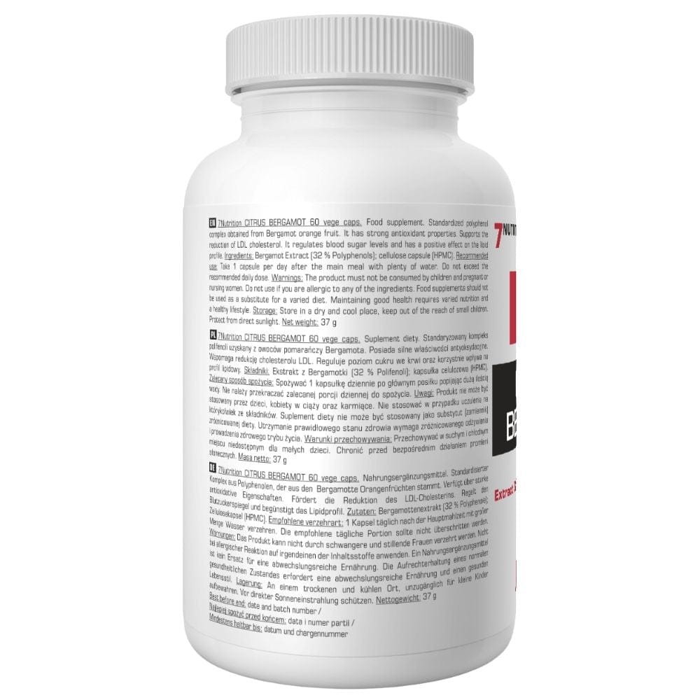 7Nutrition Citrus Bergamot 500 mg - 60 Capsules