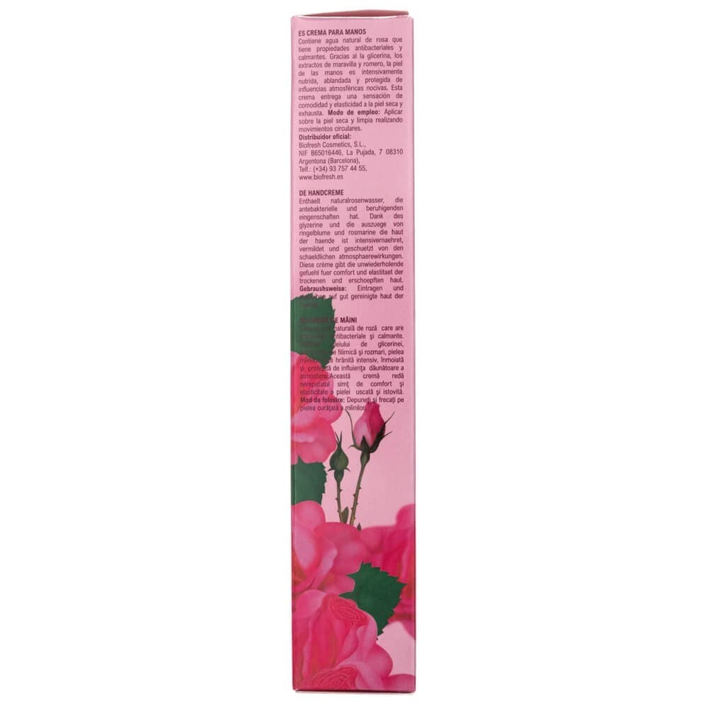 Rose of Bulgaria Rankų kremas su natūraliu rožių vandeniu - 75 ml