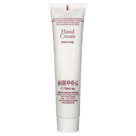 Rose of Bulgaria Rankų kremas su natūraliu rožių vandeniu - 75 ml