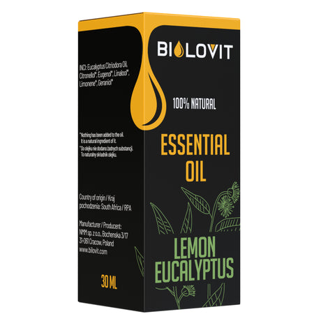 Bilovit citrinų eukaliptų eterinis aliejus - 30 ml
