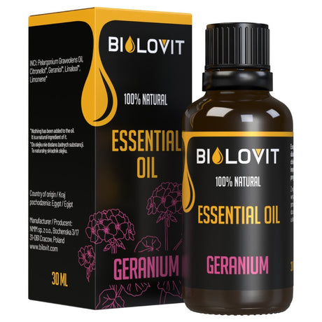 Bilovit Geranijų eterinis aliejus - 30 ml