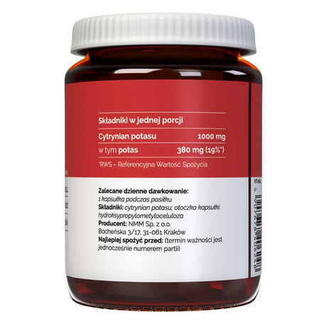 Vitaler's Kalio citratas 380 mg - 60 kapsulių