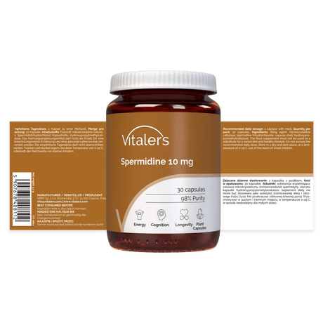 Vitaler's Spermidinas 10 mg - 30 kapsulių