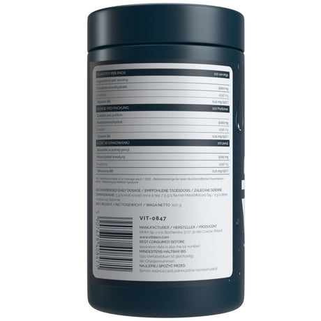 Vitaler's Sportinis mikronizuotas kreatino monohidratas 5000 mg - 500 g