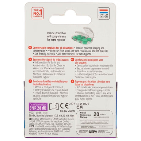Alpine SoftSilicone Universal Earplugs - 6 Pieces