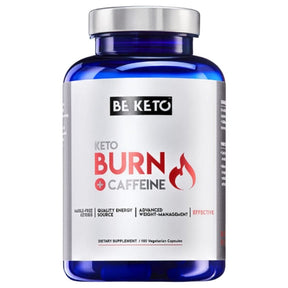 BeKeto Keto Burn with Caffeine, Fat Burner - 180 Capsules