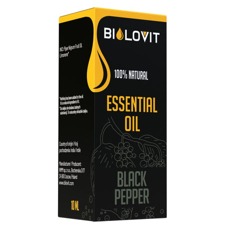 Bilovit Black Pepper Essential Oil - 10 ml