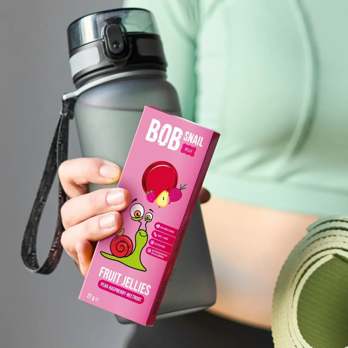 Bob Snail Pear-Raspberry-Beetroot Fruit Jellies with No Added Sugar - 27 g