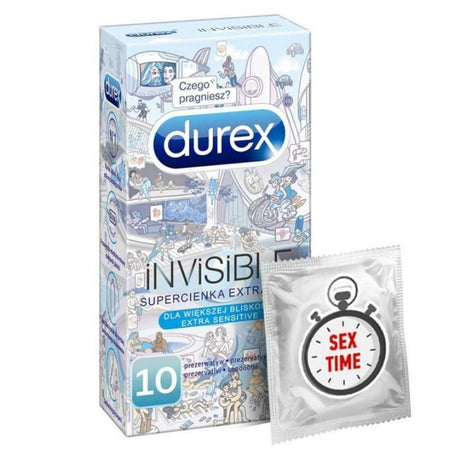 Durex Invisible Emoji Super Thin Condoms - 10 pieces