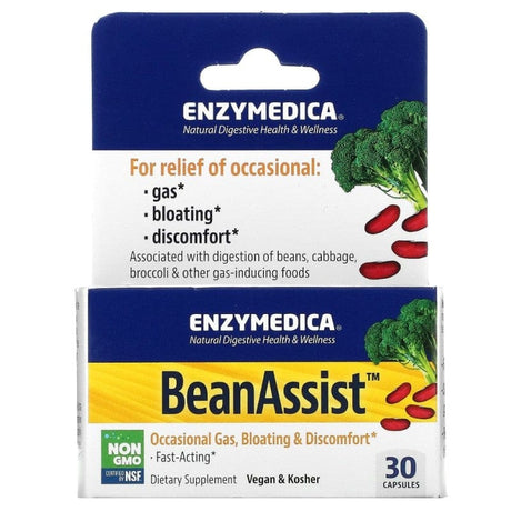 Enzymedica BeanAssist (Alpha Galactosidase) - 30 Capsules