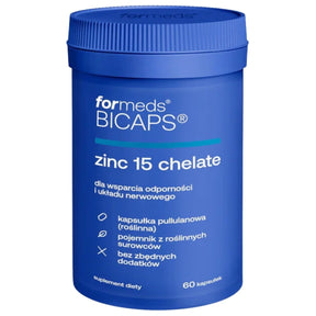 Formeds BICAPS Zinc 15 Chelate - 60 Capsules
