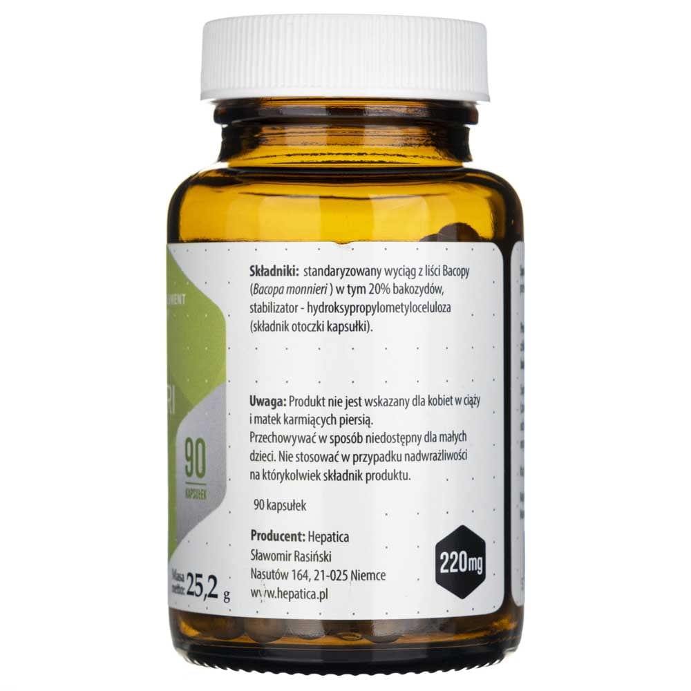 Hepatica Bacopa Monnieri - 90 Capsules