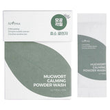 Isntree Mugwort Calming Powder Face Wash Powder Sachets - 25x1g