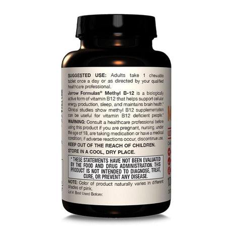 Jarrow Formulas Methyl B-12 2500 mcg - 100 Tablets
