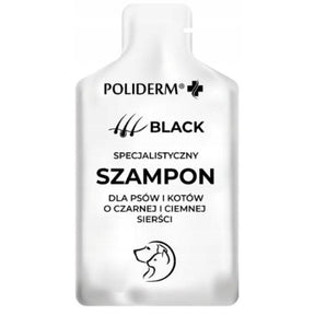 JM Sante Poliderm Shampoo for Dogs and Cats with Black and Dark Coats - 15 ml