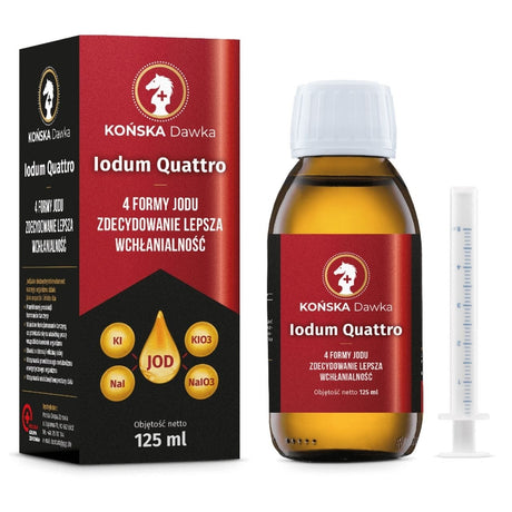 Końska Dawka Iodum Quattro, 4 Forms of Iodine for Pets - 125 ml