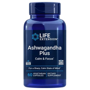 Life Extension Ashwagandha Plus Calm & Focus - 60 capsules