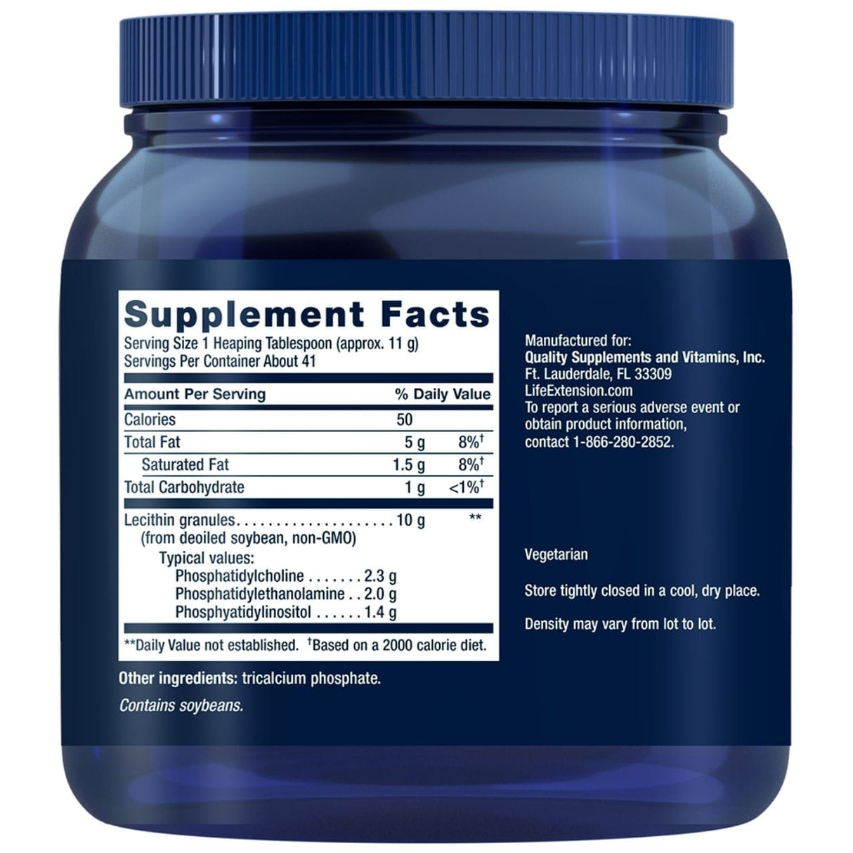 Life Extension Soy Lecithin in Granules - 454 g