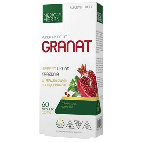 Medica Herbs Pomegranate 520 mg - 60 Capsules