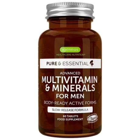 Multivitamin, Vitamins and Minerals for Men with Lycopene - 60 Tablets