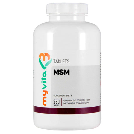 MyVita MSM (Organic Sulphur) - 250 Tablets