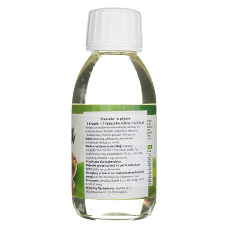 MyVita Steviola Stevia, Liquid Sweetener - 125 ml