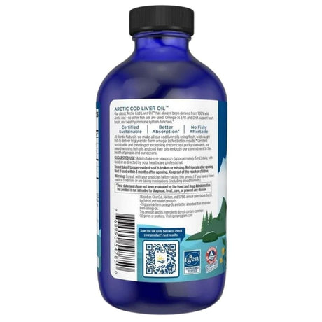 Nordic Naturals Arctic-D Cod Liver Oil, Orange - 237 ml