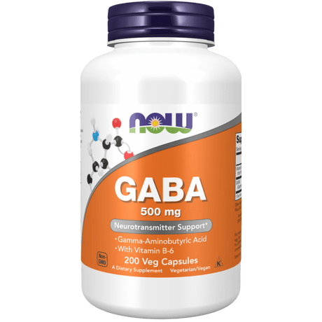 Now Foods GABA 500 mg - 200 Veg Capsules