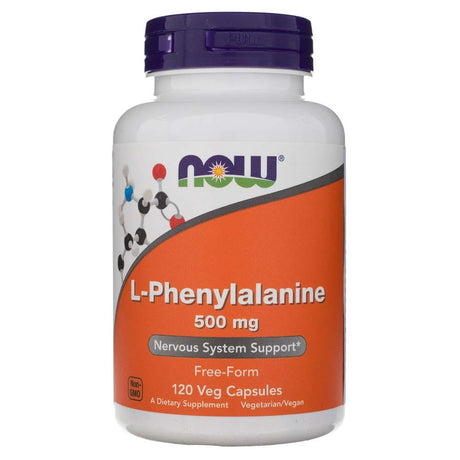 Now Foods L-Phenylalanine 500 mg - 120 Veg Capsules