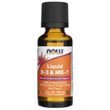 Now Foods Liquid D-3 & MK-7 - 30 ml