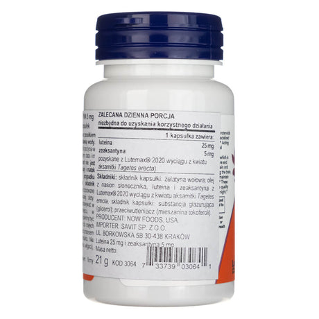 Now Foods Lutein & Zeaxanthin - 60 Softgels