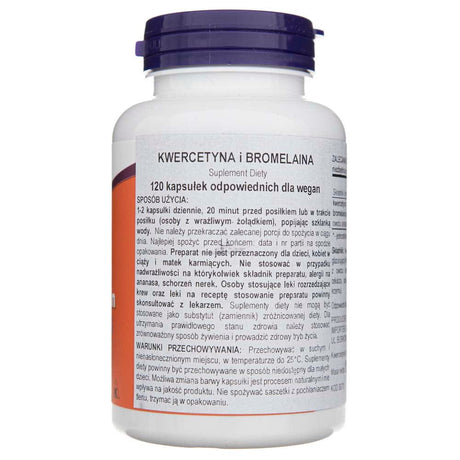 Now Foods Quercetin with Bromelain - 120 Veg Capsules